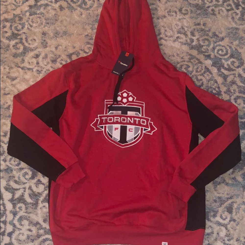 New MLS Fanatics Toronto FC Soccer Hoodie